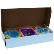 Set 6 forme prajituri pentru decor – cerc, inimioara, patrat